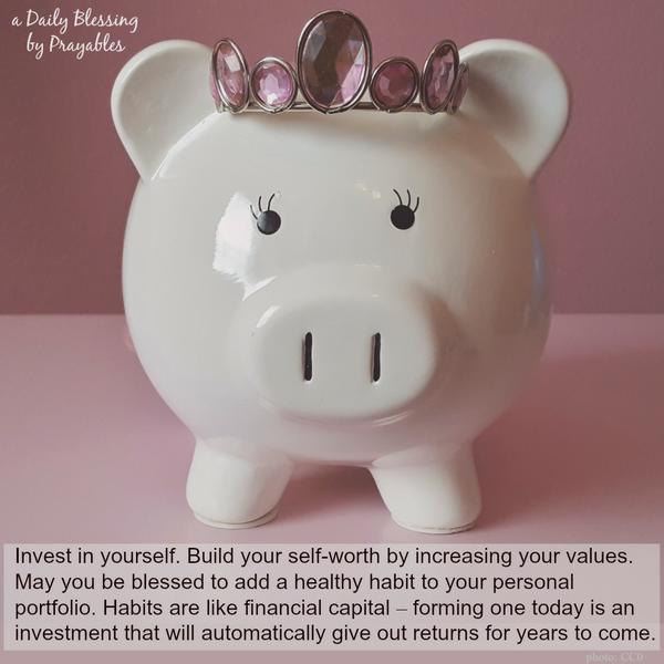 May you be blessed to add a healthy habit.