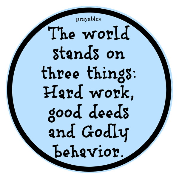 world stands on 3 things