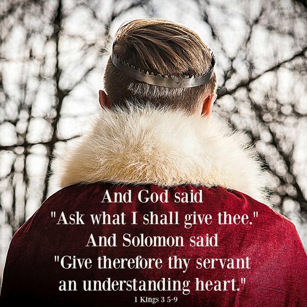 Give me an understanding heart.