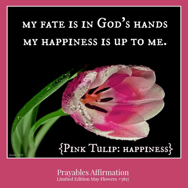 My fate is in God's hands.