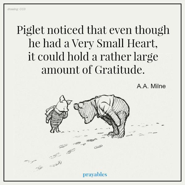 Large Amount of Gratitude