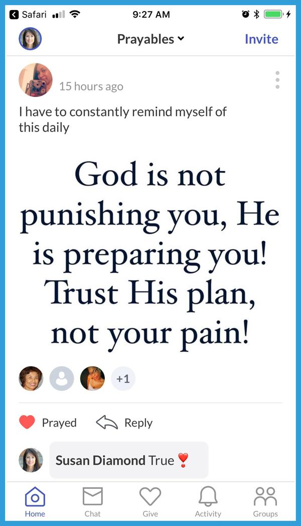 God is not punishing you, He is preparing you! Trust His plan, not your pain!