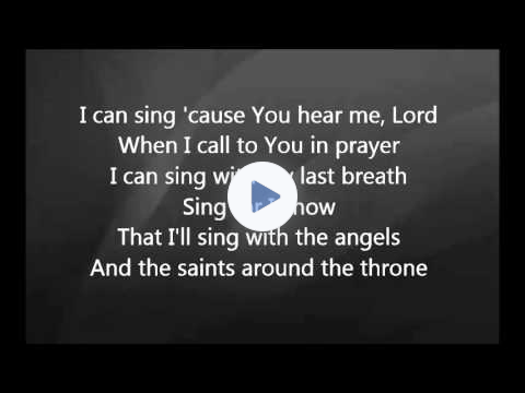 Chris Tomlin - How Can I Keep from Singing with Lyrics