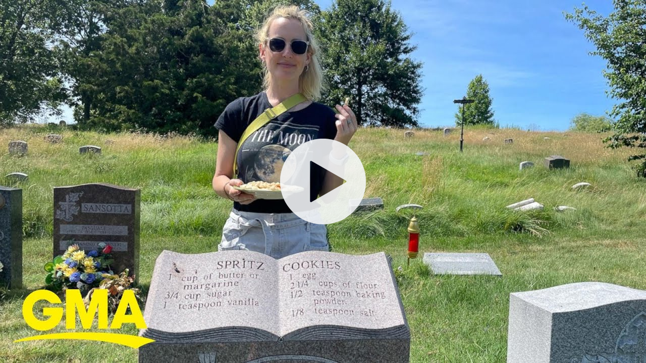 Woman makes recipes she finds on gravestones l GMA