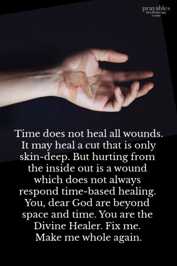 God, thank You for the sacred gift of time. Time that overflows with opportunity for those who can perceive it. Time known for peace
and plenty. Time when the new day brings extraordinary favor. I savor each sacred second of time. I spend it with care and thoughtful purpose.