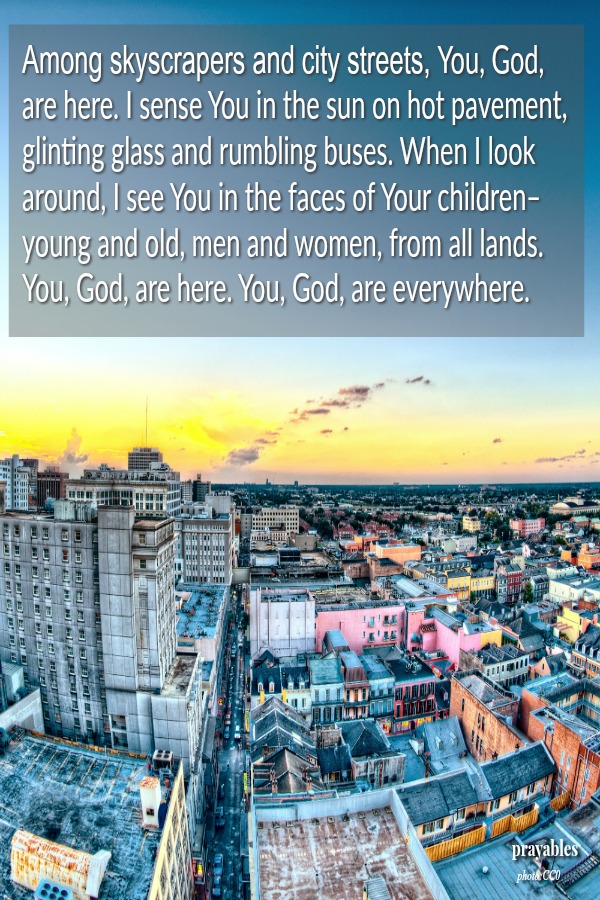 You God are here. You God are everywhere.