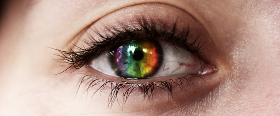 Rainbow eye