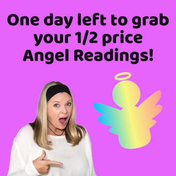 1/2 price readings - book by Jan 14th