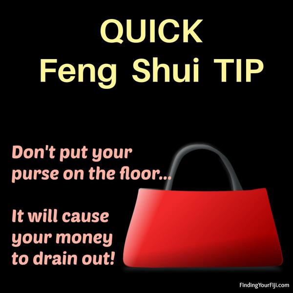 Find more about purse feng shui and other goodies on my website.