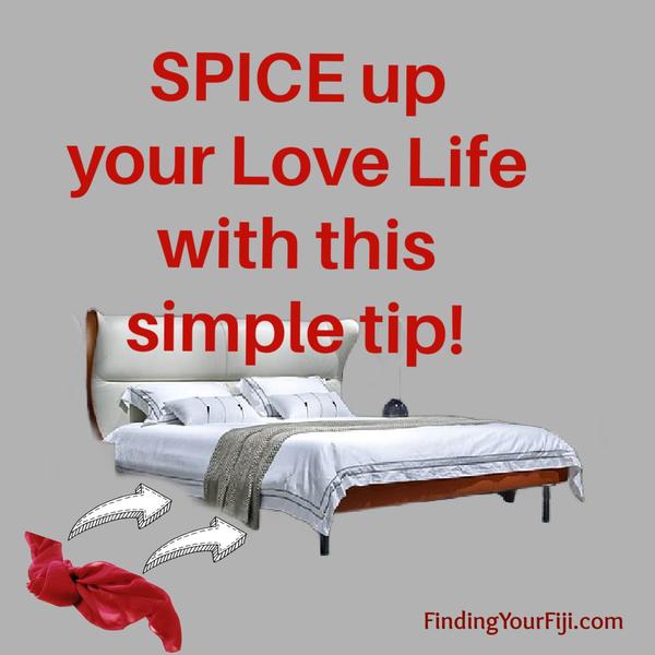 Spice up your LOVE LIFE!  SAVE YOUR SPOT for the Bedroom BLISS workshop to learn more tips! in my upcoming class!