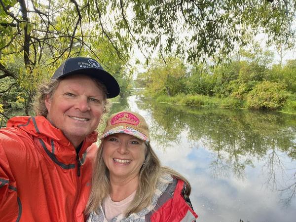 Me and Eric near a lake in Minnesota