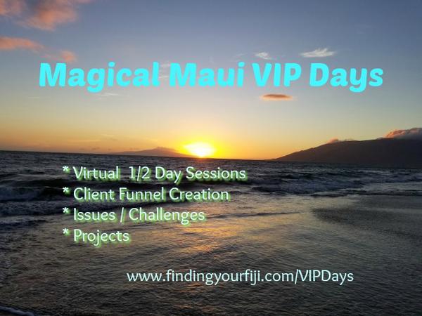  Magical Maui 1/2 day VIP sessions