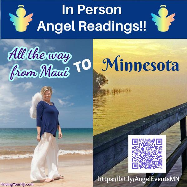 Join me for a private IN PERSON angel reading!