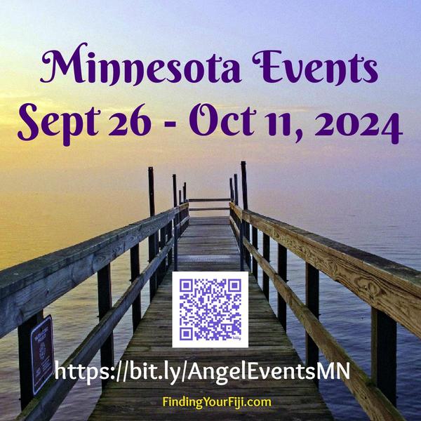 I'll be in Minnesota soon for events from September 28th to October 11th