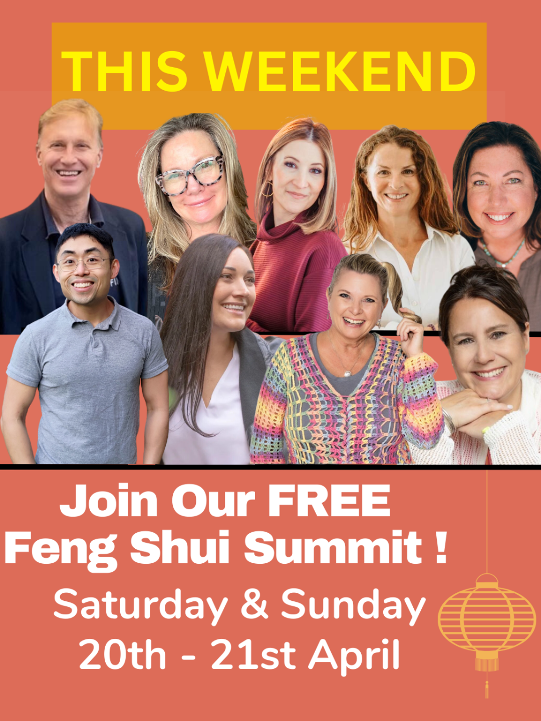Learn from Intl Feng Shui experts this weekend! 