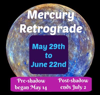 Mercury Retrograde & Moon Dates