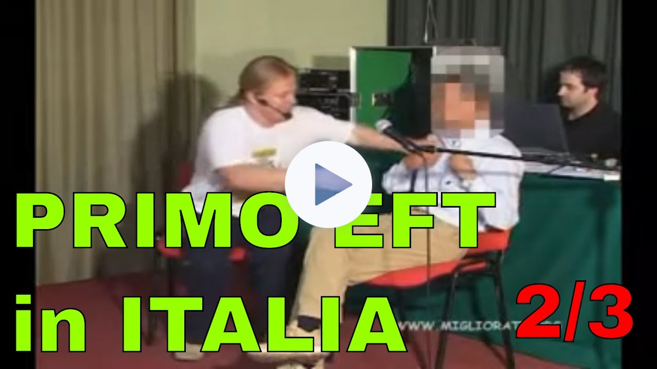 PRIMO EFT in ITALIA. COMICO! Lo zio Hack dimostra come usare l'EFT su una fobia degli ascensori