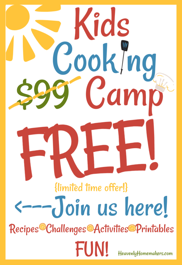 Join our Kids Cooking Camp