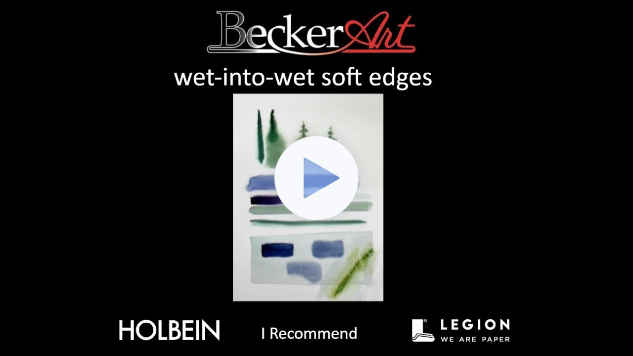 BeckerArt creating Wet-into-Wet Soft Edges