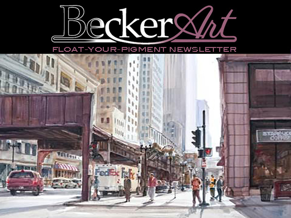 BeckerArtLLC Float-Your-Pigment Newsletter