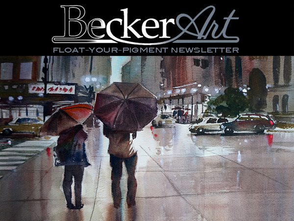 BeckerArtLLC Float-Your-Pigment Newsletter