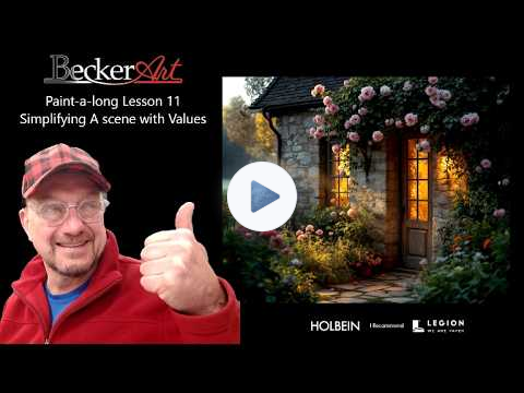 Paint-Along Lesson 11 | Simplifying a Scene with Strong Value Patterns | Watercolor Series 2026