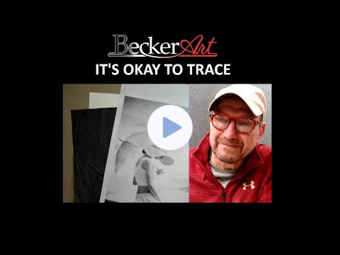 It's Okay to Trace your image onto watercolor paper!