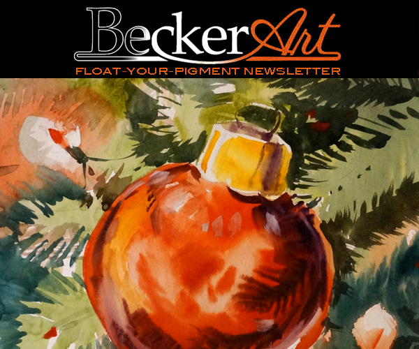 BeckerArtLLC Float-Your-Pigment Newsletter