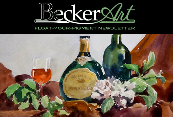 BeckerArtLLC Float-Your-Pigment Newsletter