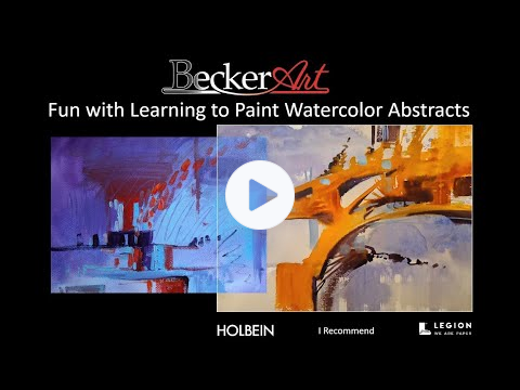 How to Paint Abstract Watercolor Art | Easy Techniques for Stunning Results | Paint-a-long