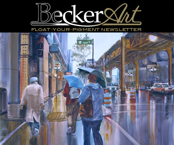 BeckerArtLLC Float-Your-Pigment Newsletter