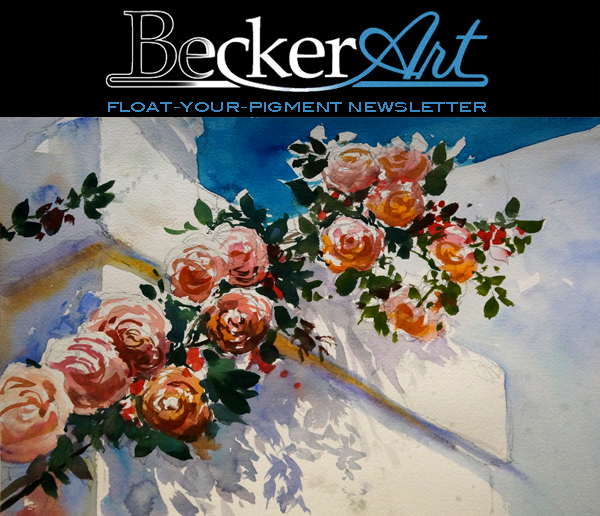 BeckerArtLLC Float-Your-Pigment Newsletter