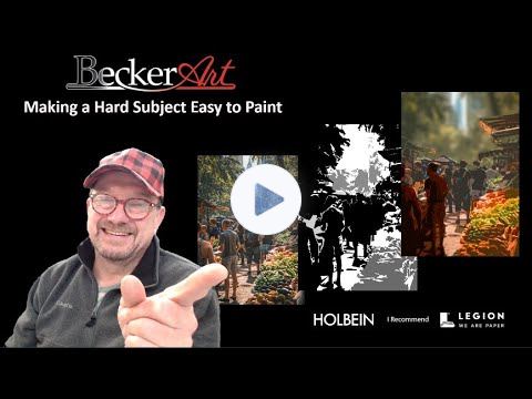 Making Hard Complicated Subject Matter Easy to Paint