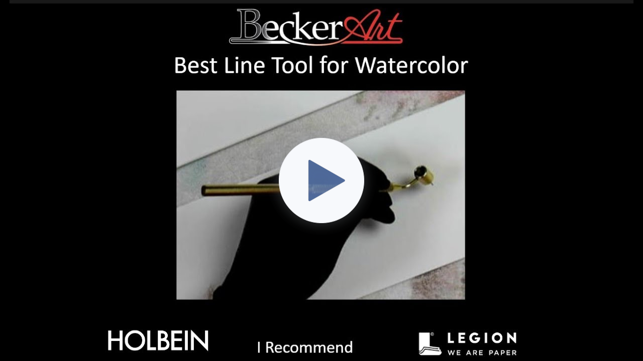 BeckerArt Best Line tool for making lines in Watercolor