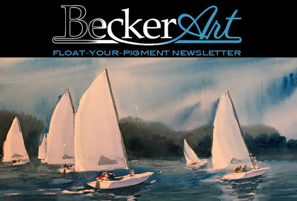 BeckerArtLLC Float-Your-Pigment Newsletter