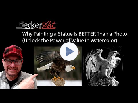 Why Drawing from Statues Is BETTER Than Photos (Watercolor Tips for Beginners)