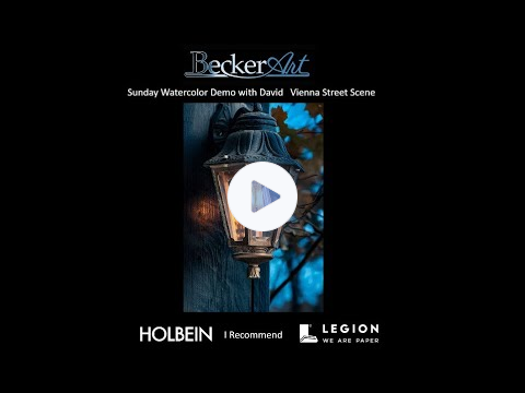 BeckerArt Lantern Paint-a-long Instructional Tutorial How to Paint in Watercolor