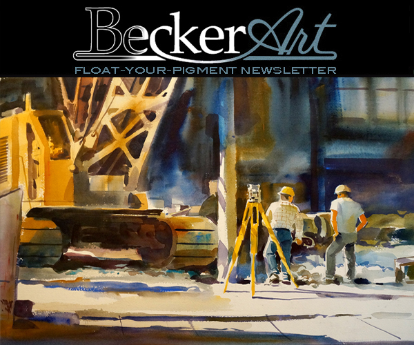 BeckerArtLLC Float-Your-Pigment Newsletter