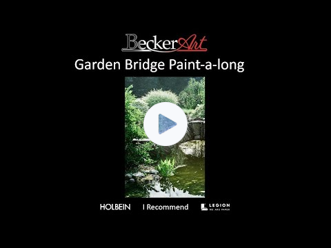 BeckerArt Garden Bridge Paint-a-long