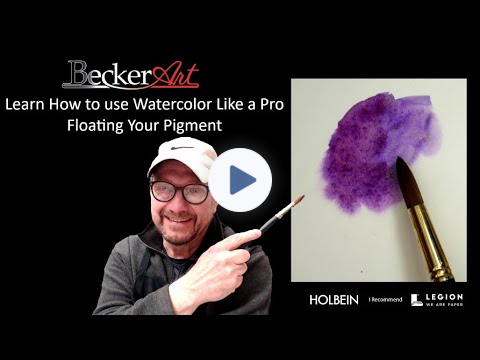 Float Your Watercolor Pigment Like a Pro | Easy Painting Technique for Beginners and Advanced