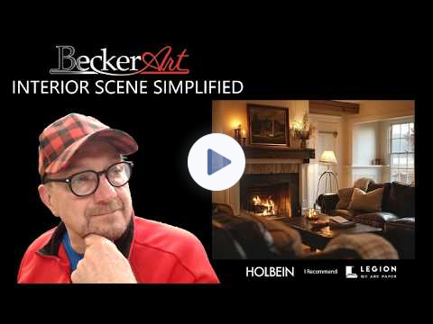 Struggling with Indoor Scenes? Try This | Paint-Along #15 Fireplace Lesson