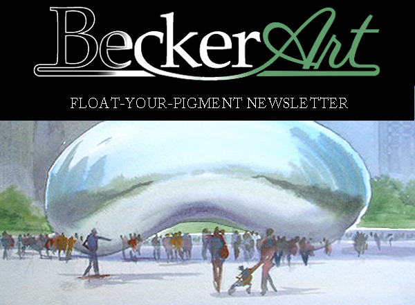 BeckerArtLLC Float-Your-Pigment Newsletter