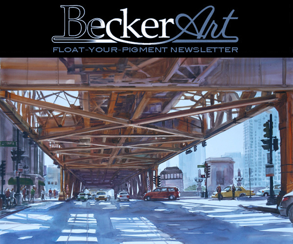 BeckerArtLLC Float-Your-Pigment Newsletter