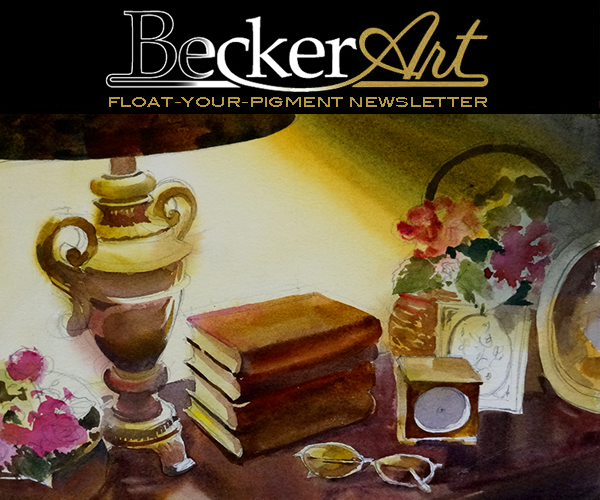 BeckerArtLLC Float-Your-Pigment Newsletter