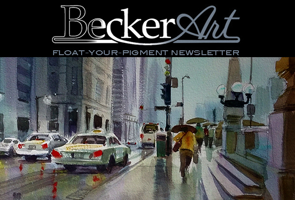 BeckerArtLLC Float-Your-Pigment Newsletter