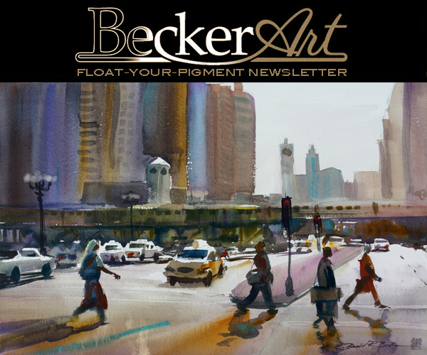 BeckerArtLLC Float-Your-Pigment Newsletter