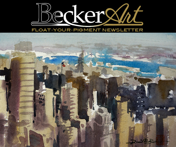 BeckerArtLLC Float-Your-Pigment Newsletter