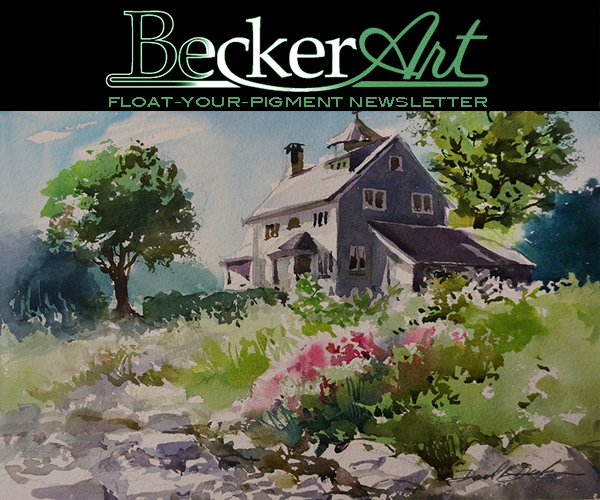 BeckerArtLLC Float-Your-Pigment Newsletter