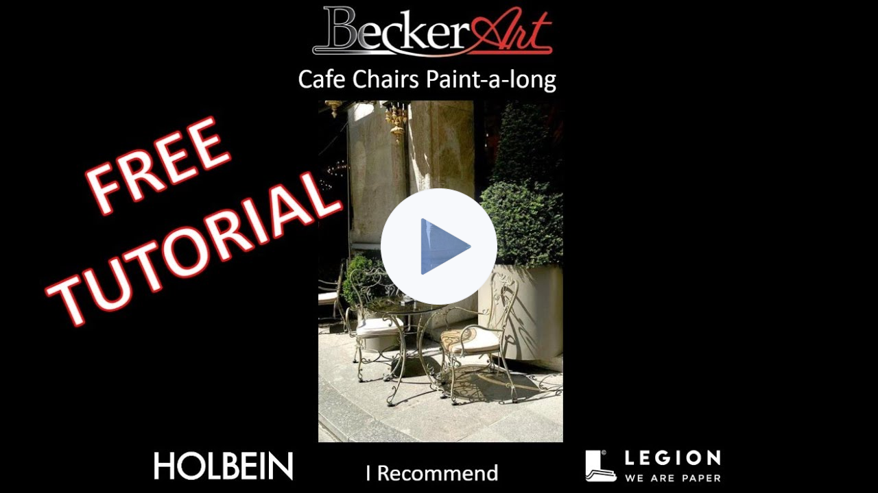 BeckerArt Cafe Chairs Paint-a-long