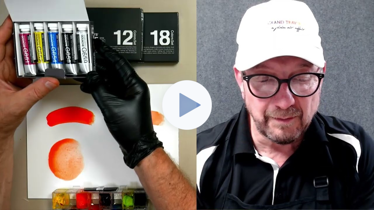 Learn about Holbein Gouache from this video played at Gouache Live 2025